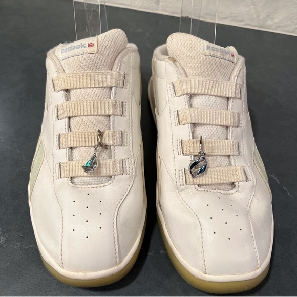 Reebok Y5 W6.5-7 white vegan  slip on sneakers - Picture 5 of 14